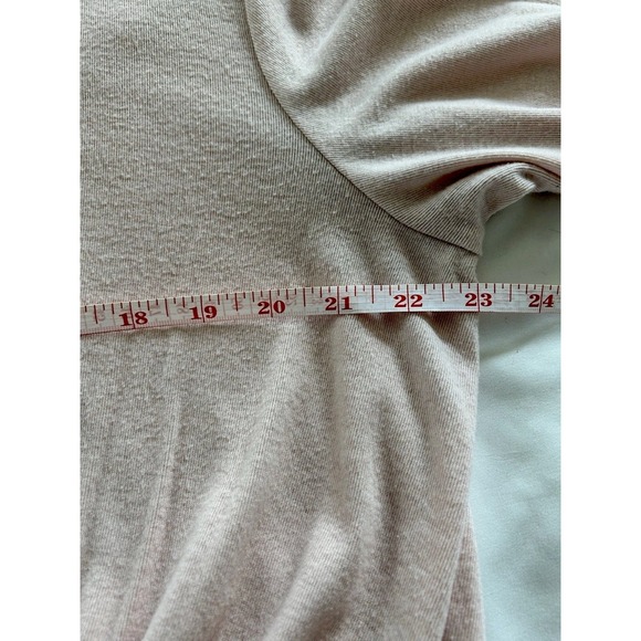 Hot Gift Blush Pink Twist Front Top XL Soft Girl Minimalist Basic Comfy Lounge - Picture 4 of 4